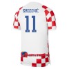 Virallinen Fanipaita Kroatia Brozovic 11 Kotipelipaita MM-Kisat 2022 - Miesten